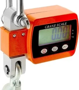 Digital Hanging Scale 500KG 1102LBS Portable Luggage Scale Orange for Weighing