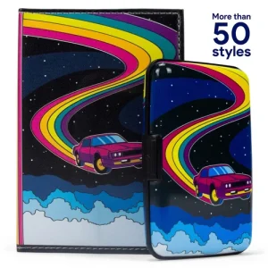 RFID Blocking Wallet and RFID Blocking Passport Holder Set - 50 Options