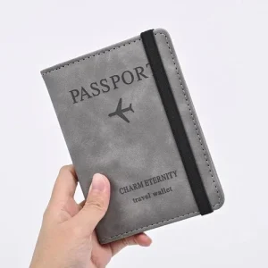 RFID Passport Holder Travel Wallet PU Leather Cover Case Organizer for Women Men